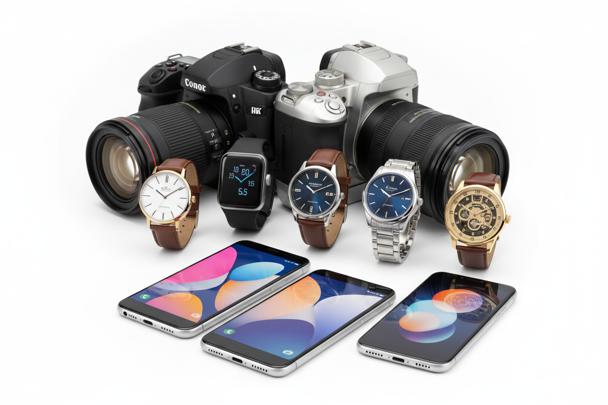 phones camera watches